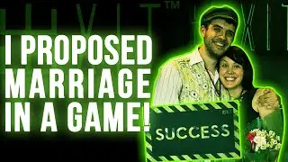 Escape Room Game Wedding Proposal Idea