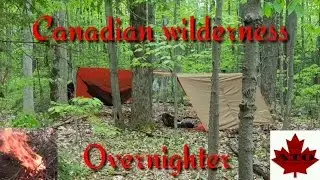 Overnighter in the Canadian wilderness
