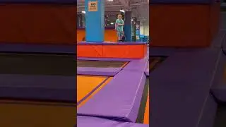 Mike lands the trick he broke his arm doing at the trampoline park.This is just before the accident