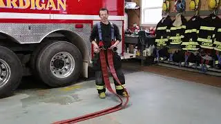 Riley's Reel Fire Hose Winding System - locate and mark the centre of your fire hose