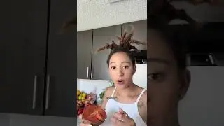 Mamey Sapote Taste Test 😅 #shorts #exoticfruits #mameysapote #mamey #veganlife #exoticfruit