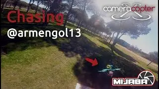 Training with CameraCopter + Chasing @armengol13!
