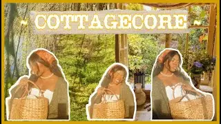 black girl attempts cottagecore aesthetic 👒🧚🏾&zwj;♀️🧺🍂 | GET THE LOOK SERIES