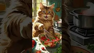 Whiskers in the Kitchen: A Cat's Culinary Adventure