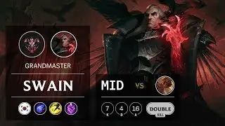 Swain Mid vs Taliyah - KR Grandmaster Patch 9.11
