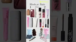 @HaileyRhodeBieber or @Saiehello ?#skincare #makeup #saie #rhode #shorts #fyp