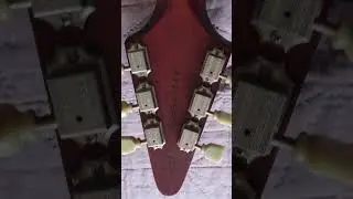 Gibson fly v the true hard rock hardware ever! #gibsonflyingv