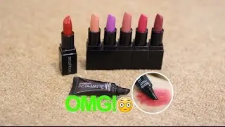 RƯ REVIEW ♡ SWATCH SON SMASHBOX LIGHT IT UP LIPSTICK - Insta Matte Transformer B&oacute;ng Sang L&igrave;? 🎁