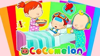 【Paper DIY】Decorate Sticker Book with Cody Falls Sick&hellip; JJ & Yoyo Rush To Help | Sticker Book DIY
