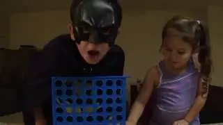 InspiredKidsTv Presents Connect Four Batman vs. Inspired Princess battle