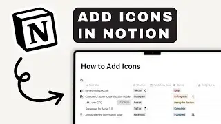 How to Add Icons in Notion | Notion Tutorial (2025)