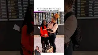 Laide Bakre met Imade Adeleke at the Airport on her 10th birthday 🎉 #shorts #davido #birthday #fyp