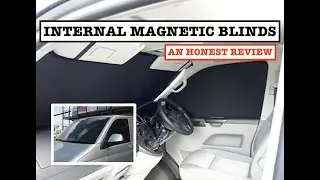 INTERNAL MAGNETIC THERMAL BLINDS FOR VW T5/T6 | Honest review  problems,solutions| @vanlifegoodies