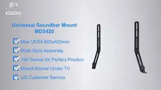 Mounting Dream Soundbar Mount MD5420 Demo