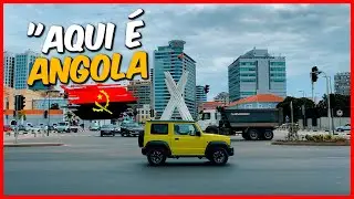 Street Movement at Marginal de Luanda: Sonangol & Correios de Angola &ndash; 4K Aerial Views
