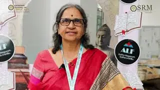 Volga (P. Lalitha Kumari) at AMARAVATI Literature Fest 2025 | SRM University-AP