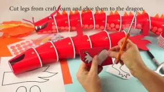 Dragon Cup Puppet Craft