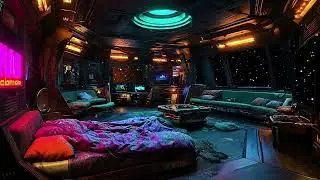 Escaping the Galaxy 🌌 | Peaceful Space Ambience | Deep Rumble Spaceship Sounds
