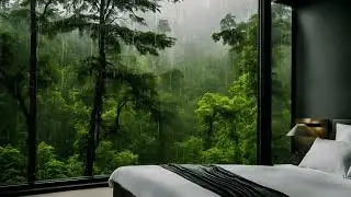 Quiet Bedroom Music [8 HOURS] 😴 Relaxing Piano with Soft Rain for Stress & Healing