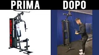 TRASFORMO UNA MULTIFUNZIONE IN UN CAVO ALTO/BASSO - DA GARAGE A GARAGE GYM EP. 4
