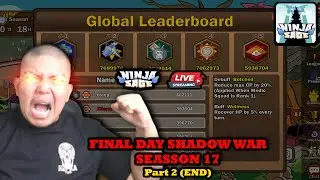 [🔴] FINAL DAY SHADOW WAR SEASSON 17 NINJA SAGE SAMPE AKHIR! Pt. 2 (End) - Ninja Sage