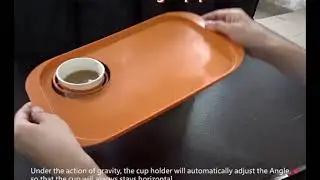 self-balancing cup holders