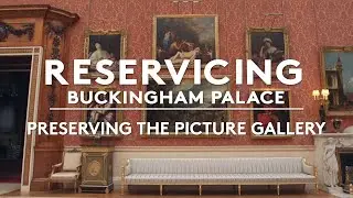 The reservicing of the Picture Gallery at Buckingham Palace
