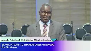 Devotional Service. 08- 09- 2024. Apostolic Faith WECA
