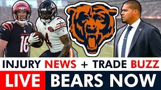 Chicago Bears Get HUGE Injury News + Latest NFL Trade Rumors | Bears Now LIVE