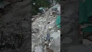 #flood #manali #himachalpradesh #mountain  #disaster #destruction #rains #pray #river #beas#nature