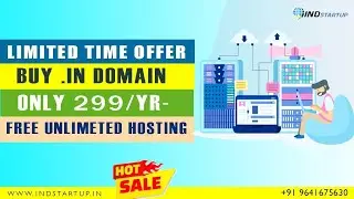 Free Unlimited Web Hosting 2022 | Buy .in Domain Just 299 | Cheapest Domain |Free Hosting|INSstartup