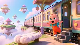 Magical Train Adventure 🚂 | ABC & Fun Learning Song for Kids | Sing Along