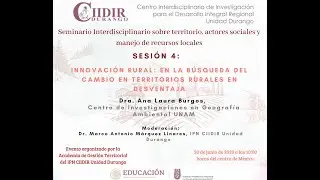 Innovaci&oacute;n Rural: en la b&uacute;squeda del cambio en territorios rurales en desventaja