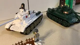Sluban T-34 tank, double review