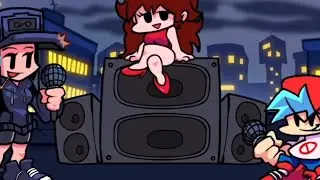 FNF - Play (Fake Leaked Ost) (Cassette Girl Sprite / Background / Icons Test)
