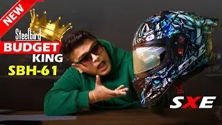 Budget King Helmet is Back? New Steelbird SXE | Steelbird SBH 61 SXE Unboxing | Best Helmet in 3000?
