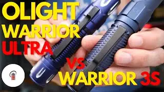Olight Warrior Ultra vs Olight Warrior 3S + Beamshots