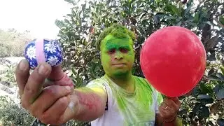 Balloon Vs Colour Vs Crackers Experiment - Indian Smart Ideas