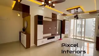 2 BHK Home Interiors | Godrej Eternity | Bengaluru | Pixcel Interiors