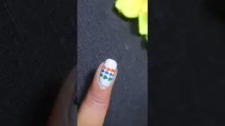 #🇮🇳Republic Day special 💅nail art with needle#trending #yt shorts#short video#MS creation