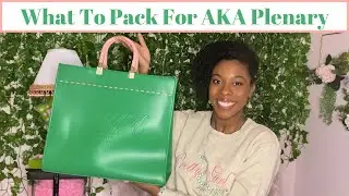 What to Pack For AKA Plenary 💗💚 | Tips for Regional Conference Season