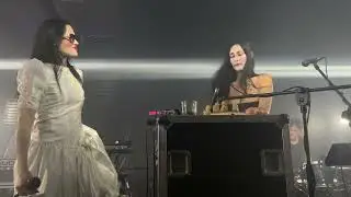 CocoRosie sing &ldquo;Lemonade&rdquo;  at Jazz club Hipnoza, Katowice Poland 16th 2025