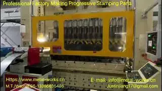 Progressive stamping parts, precision stamping parts, deep drawn die stamping, customized metal part