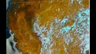 SeaSpace Super Rapid Scan Operations for GOES-R campaign - Yosemite fire colorization