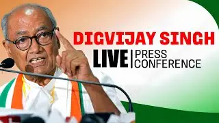 LIVE: Senior Congress Leader Digvijay Singh addresses press conference in Bhopal I MP I BJP