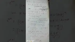 IITJEE -MATH PYQ 2026 23 JAN 2-SHIFT, COMPLEX ANALYSIS #iitjeemaths #iitjee2026pyqshorts shortvideo