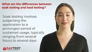 What are the differences between Soak testing and Load testing