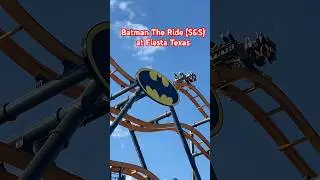 Batman The Ride (S&S) at Six Flags Fiesta Texas #rollercoaster #sixflagsfiestatexas #sixflags