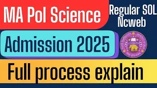 Delhi University MA Political Science Admission 2025: Eligibility, Fees & Full Process!
