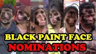 Nomination task|black paint on face|megha|sai|marathi bigg boss